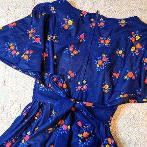 Dreamy 70s Floral Maxi Dress